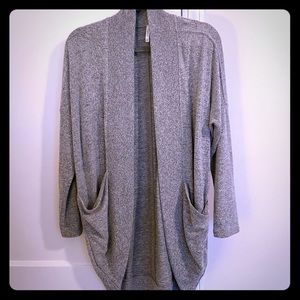 Oversized open-front Cardigan (cocoon cardigan)